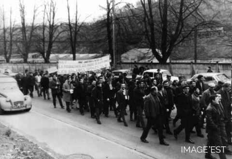 Manifestation ouvrière de 1967 (Hayange)